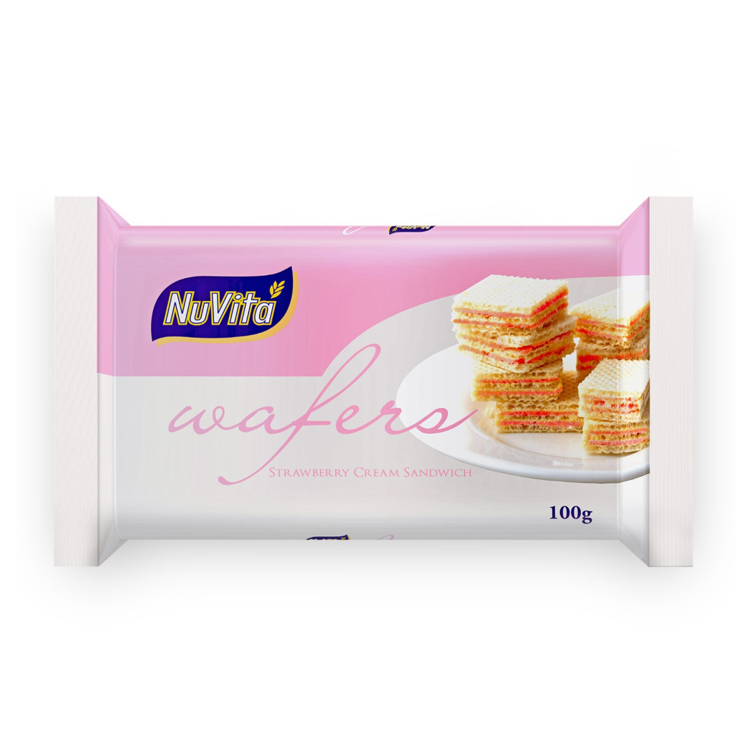 NUVITA WAFER STRAWBERRY 50G